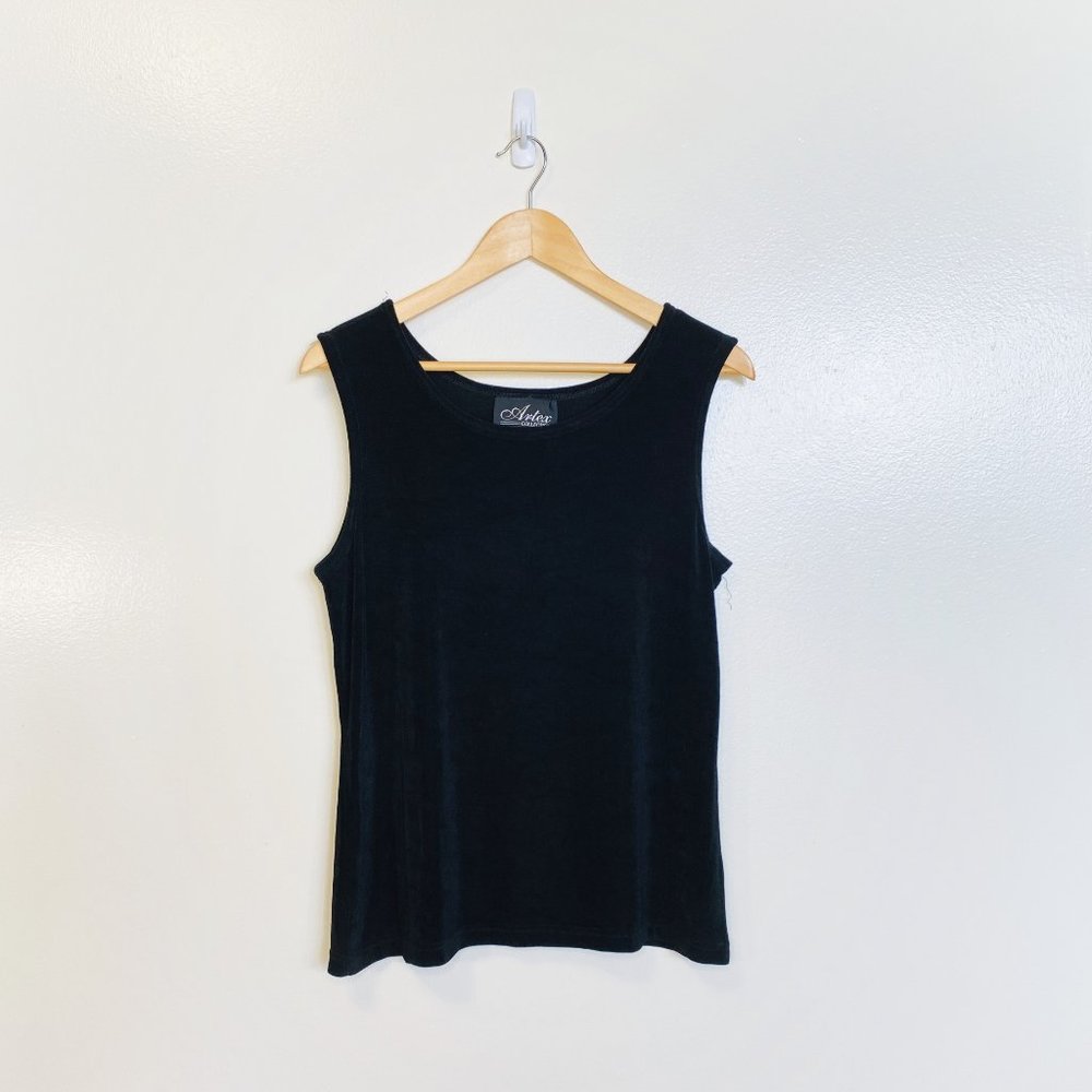 🖤 Vintage | Black Acetate Tank